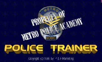 Police Trainer (Rev 1.3B) screen shot title